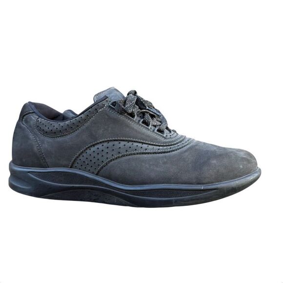 SAS Walk Easy Dark Gray Lace-Up Oxford Shoes Women’s Size 10 W Casual Comfort - Picture 1 of 11